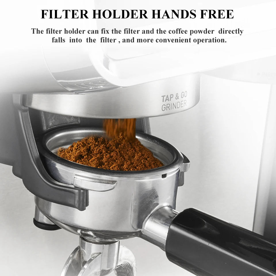 20Bar Espresso Coffee Machine | Bean to Cup | Built-In Grinder & Milk Frother | Touchscreen | Dual Boiler | Home Barista Maker