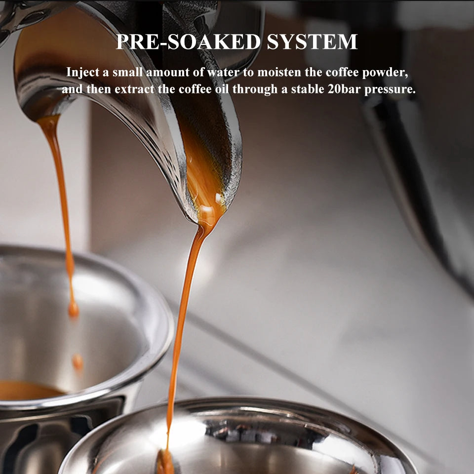 20Bar Espresso Coffee Machine | Bean to Cup | Built-In Grinder & Milk Frother | Touchscreen | Dual Boiler | Home Barista Maker