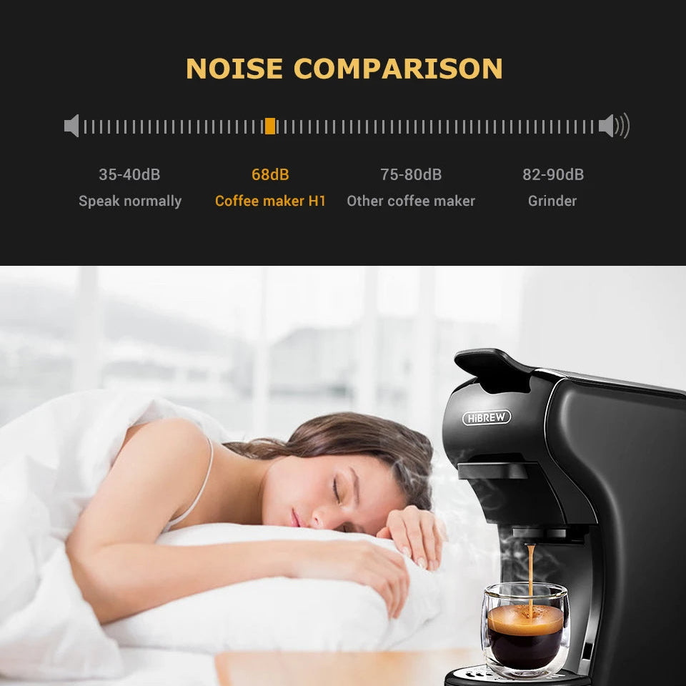 4-in-1 Capsule Coffee Maker Compatible with Nespresso®, Dolce Gusto®, K-Cup® & Ground | 19-Bar Pump, Hot & Cold Brew