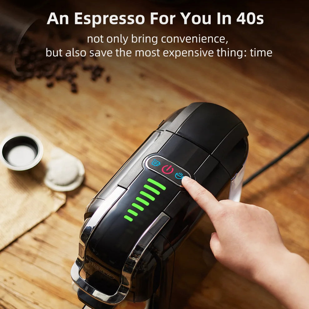 5-in-1 Coffee Maker Compatible with Nespresso®, K-Cup®, Dolce Gusto®, ESE & Ground | 20-Bar Pump | Hot & Iced, Slim Design