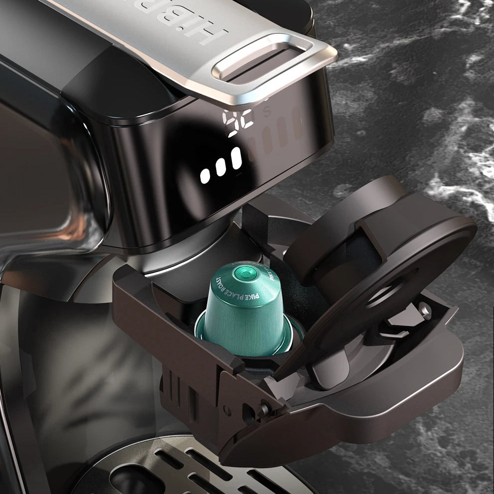 6-in-1 Coffee Maker Compatible with Nespresso®, Dolce Gusto®, K-Cup®, ESE & Ground | Hot & Iced Drinks | Compact 30s Brew