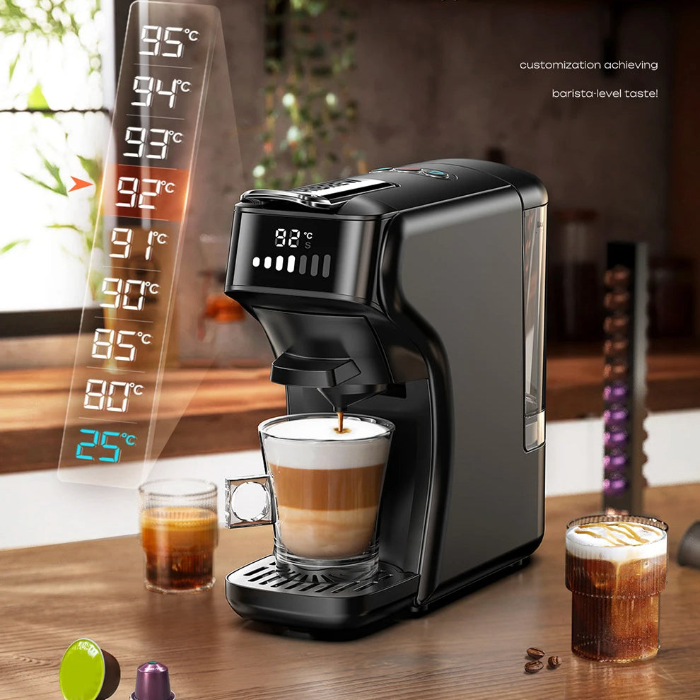 6-in-1 Coffee Maker Compatible with Nespresso®, Dolce Gusto®, K-Cup®, ESE & Ground | Hot & Iced Drinks | Compact 30s Brew