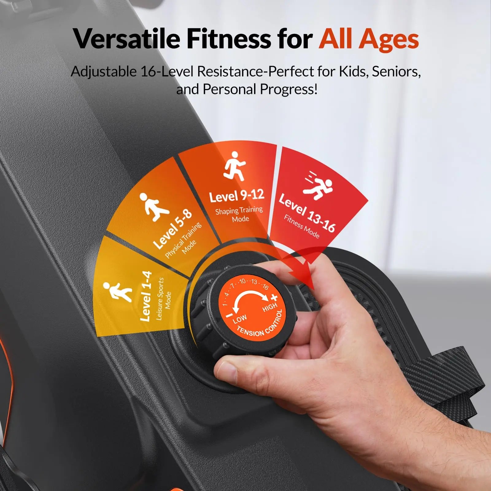 Magnetic Rowing Machine | Foldable Rower with 16 Resistance Levels, Bluetooth App, Quiet Operation | Full-Body Home Gym Cardio | 350LB Capacity