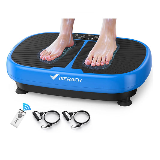 EMS Vibration Plate Exercise Machine | Lymphatic Drainage, Pain Relief, Fat Burning & Weight Loss | 99 Speeds + Remote Control | Home Fitness Platform