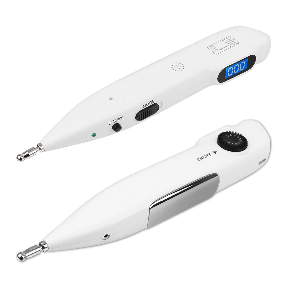 Electronic Acupuncture Pen | Needle-Free Meridian Massage with Pulse Therapy | Auto Acupoint Detection, 9 Intensity Levels, USB Rechargeable