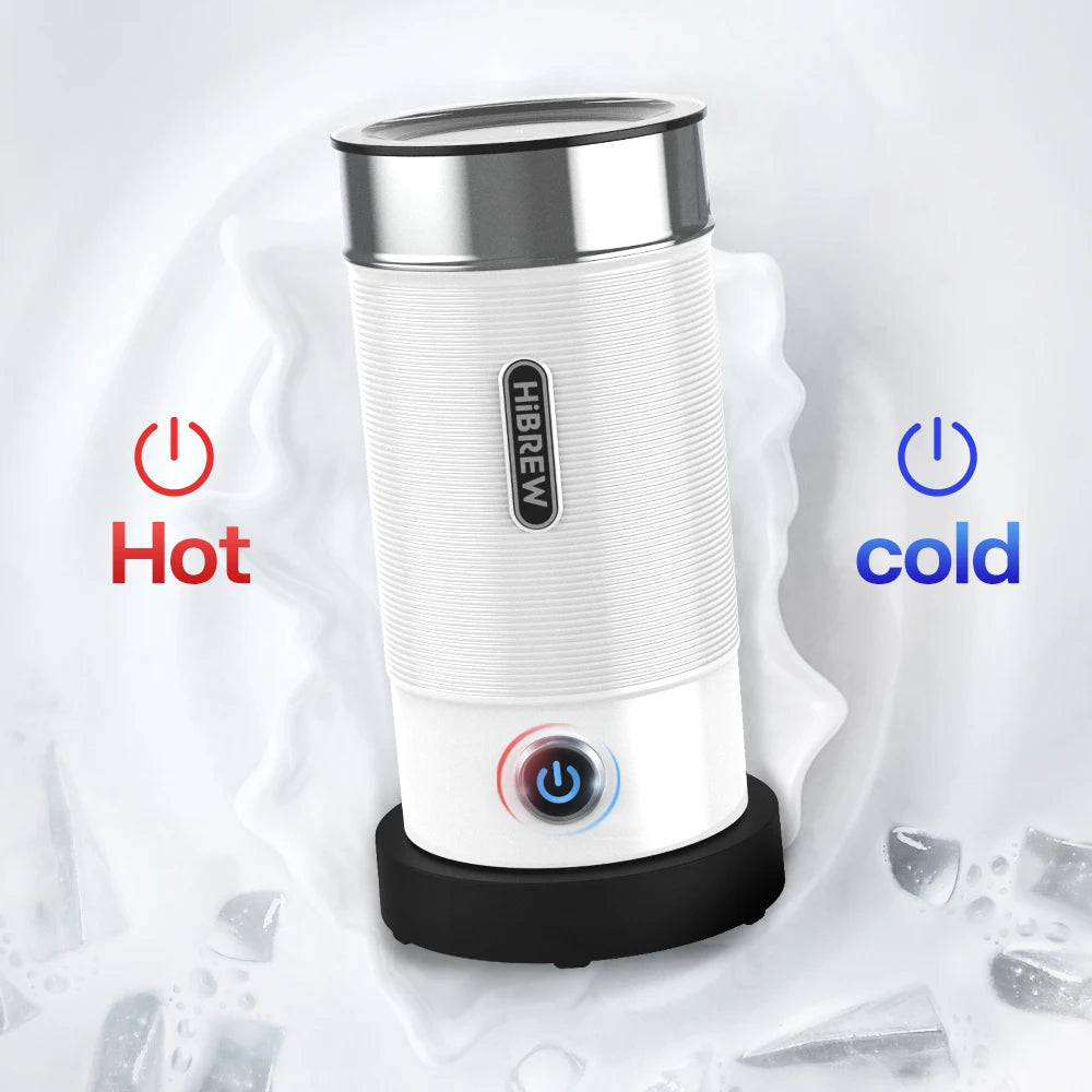 Electric Milk Frother | Hot & Cold Foam Maker for Lattes, Cappuccinos & Hot Chocolate
