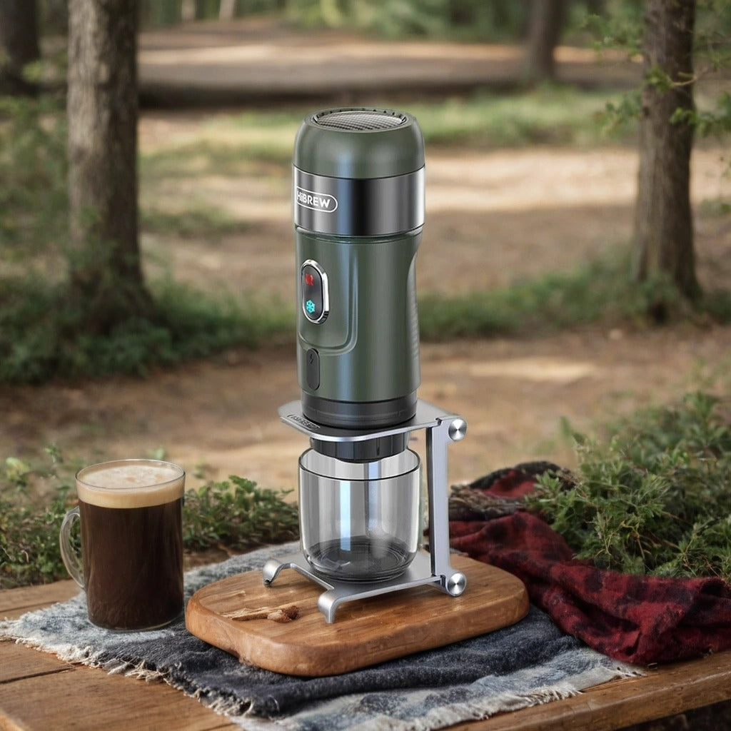 Portable Espresso Machine | Wireless 15-Bar Coffee Maker | For Nespresso, Dolce Gusto & Ground Coffee – Hot & Cold Brew Anywhere