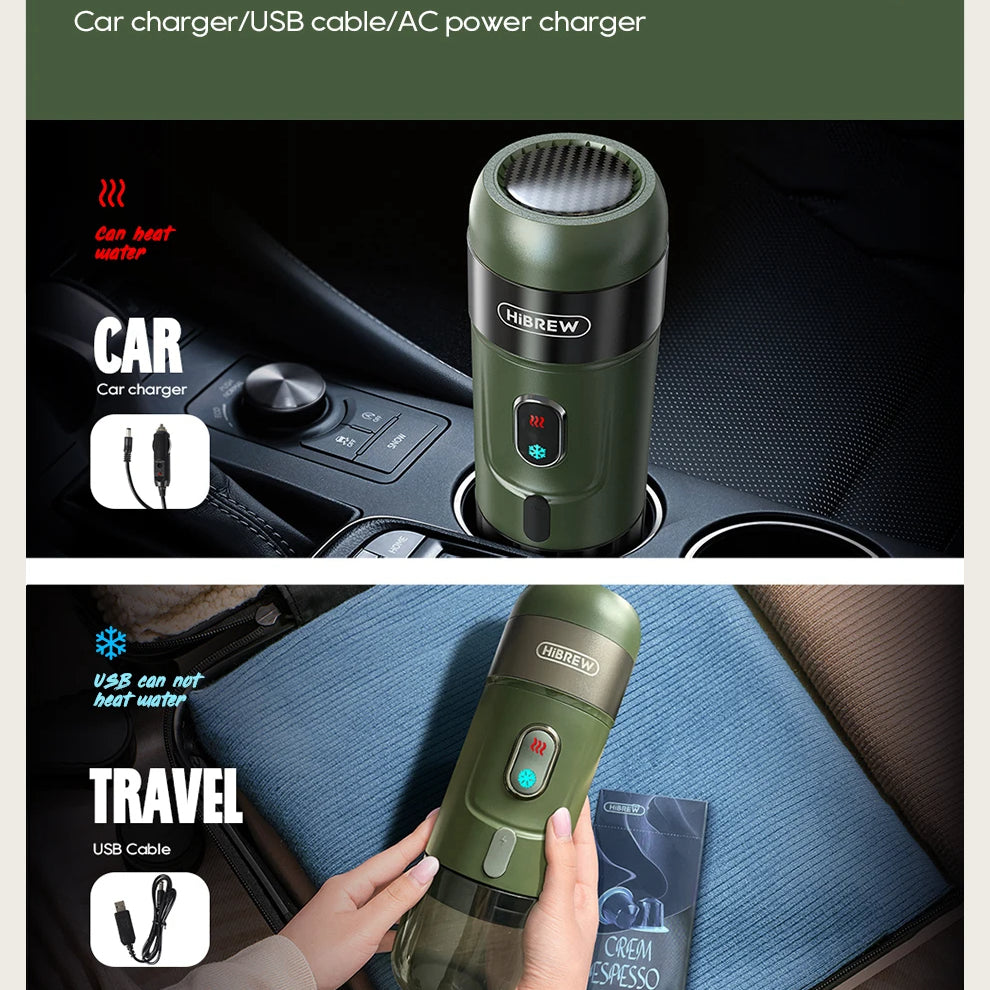 Portable Espresso Machine | Wireless 15-Bar Coffee Maker | For Nespresso, Dolce Gusto & Ground Coffee – Hot & Cold Brew Anywhere