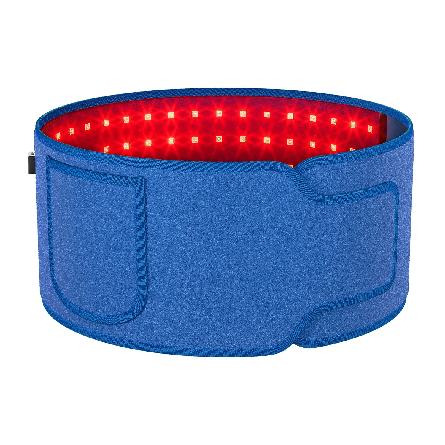 Red Light Therapy Belt | 660nm & 850nm Infrared LED Pain Relief Wrap | 2000W/m² Irradiance, 4 Modes, Auto Timer | Shoulder, Back, Waist Recovery Blue