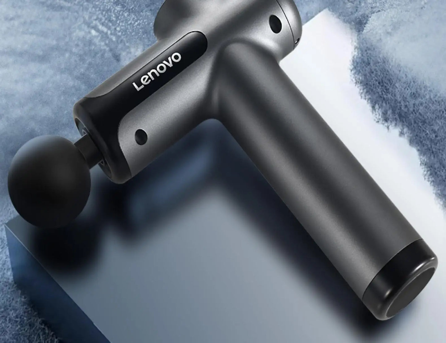 Lenovo Fascia Gun Deeply Relieves Muscle Soreness Fitness and Relaxation Equipment LED Touch Screen 8Massage Head Gifts