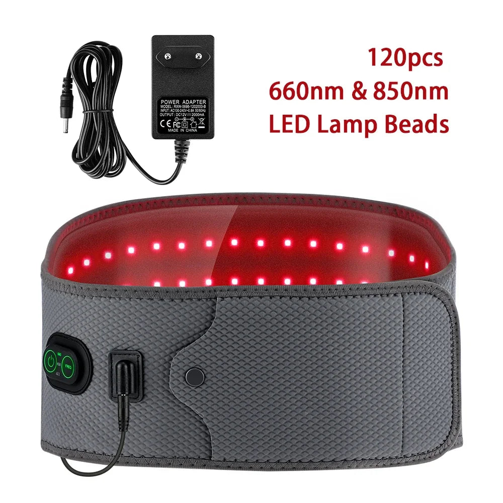Red Light Therapy Waist Belt – 660nm & 850nm Support