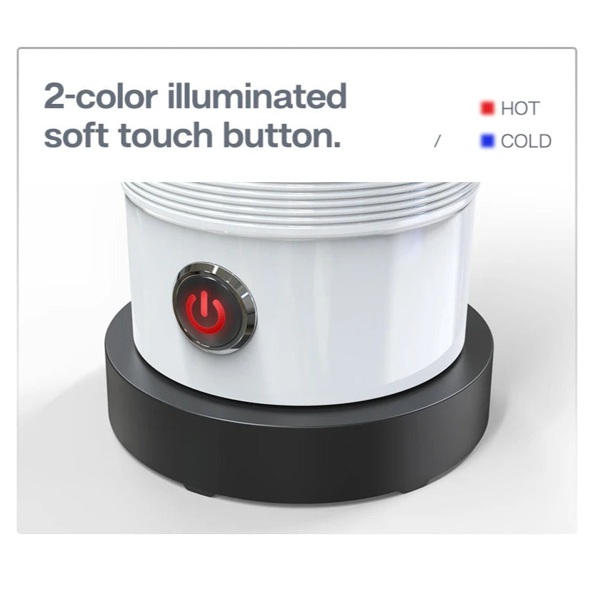 Electric Milk Frother | Hot & Cold Foam Maker for Lattes, Cappuccinos & Hot Chocolate