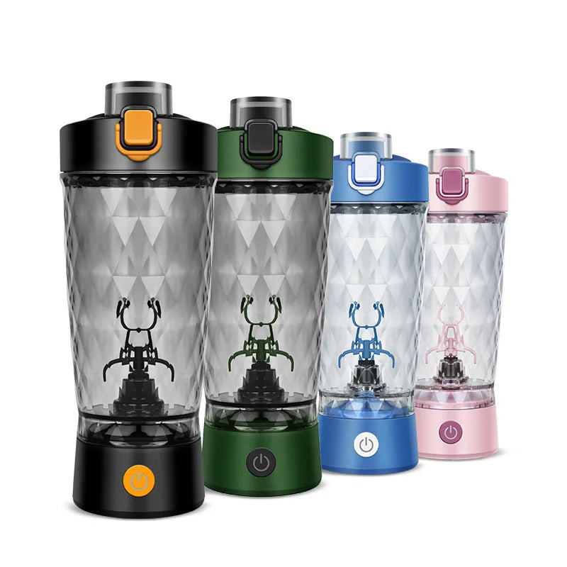 Electric Protein Shaker Bottle | 7500RPM USB Rechargeable Mixer for Smooth Shakes, Coffee & More | Self-Cleaning & Portable Design