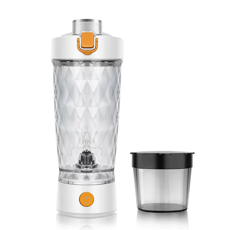 Electric Protein Shaker Bottle | 7500RPM USB Rechargeable Mixer for Smooth Shakes, Coffee & More | Self-Cleaning & Portable Design
