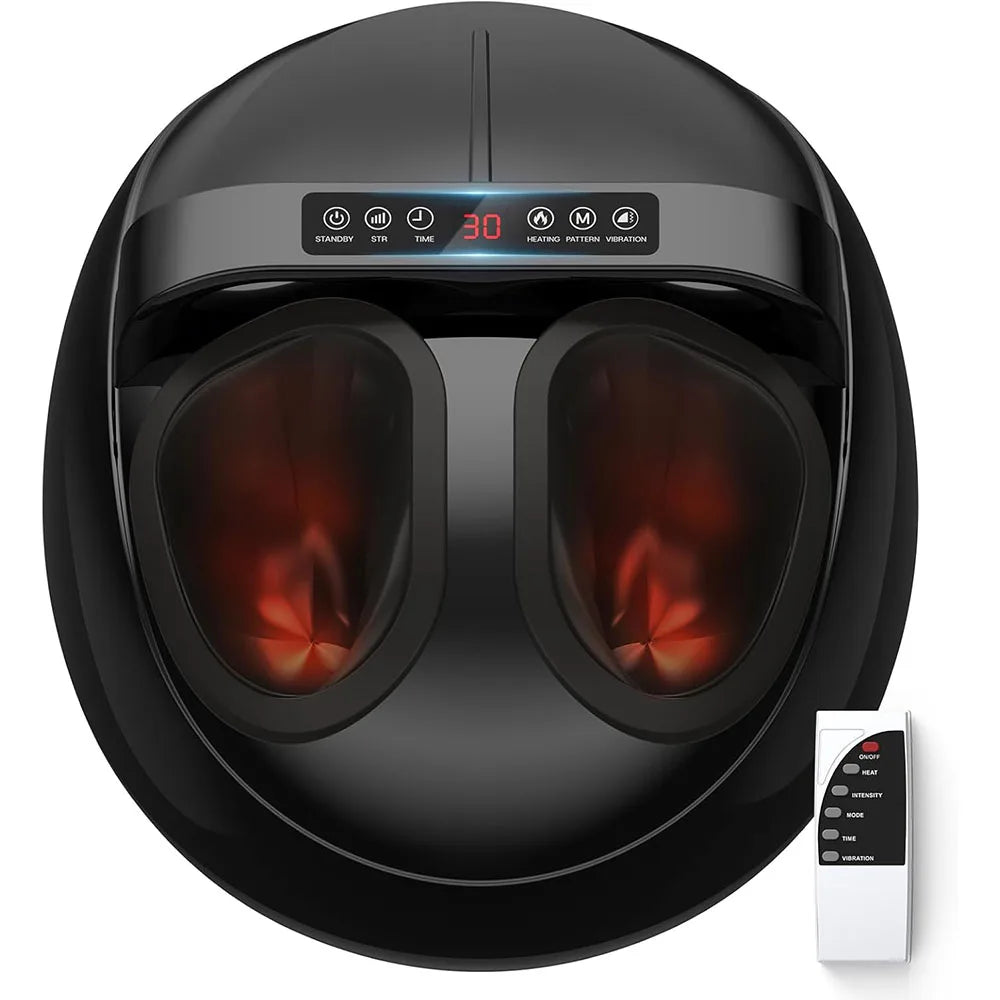 Shiatsu Foot Massager Machine | Foot Massager with Heat and Air Compression | Electric Foot Massage Device