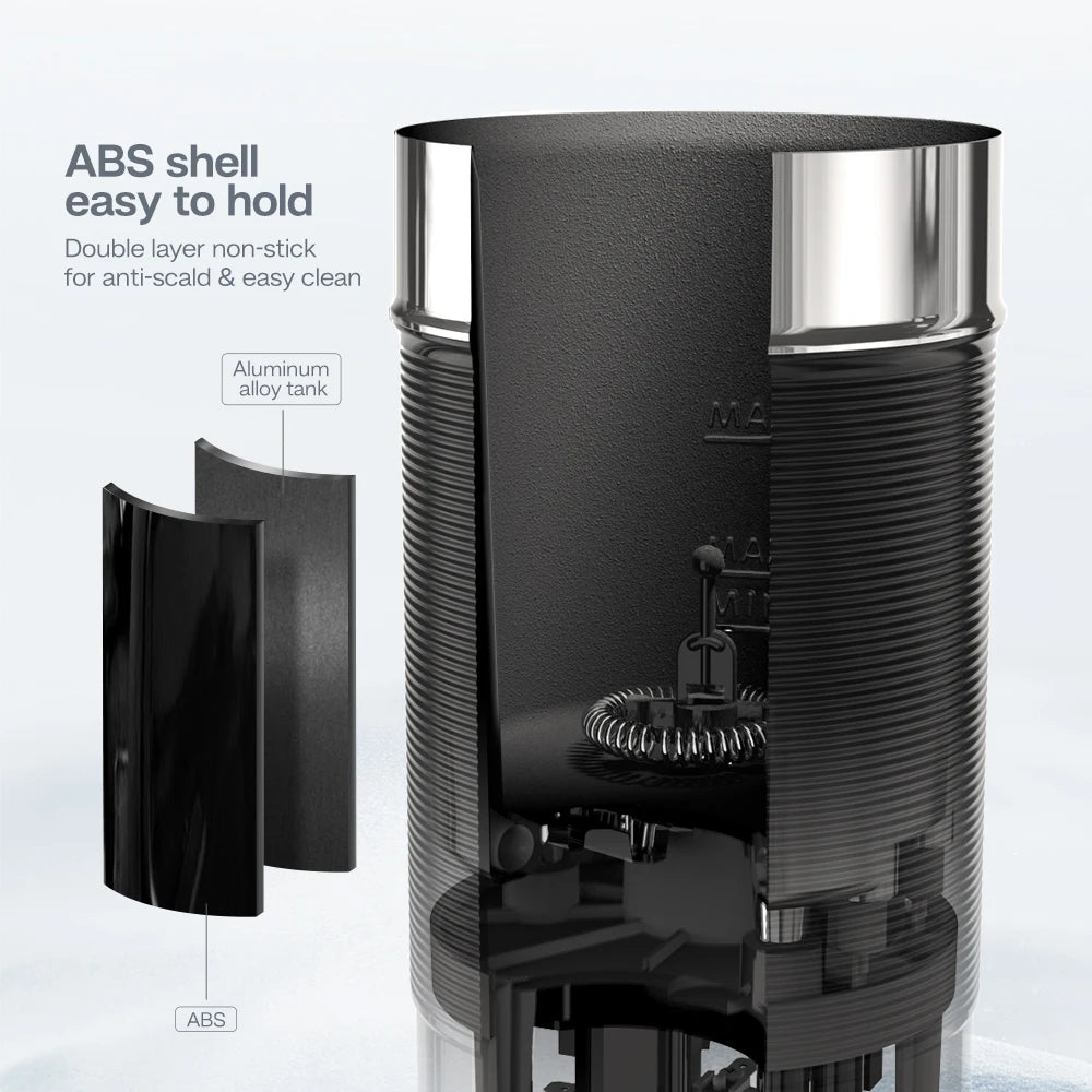 Electric Milk Frother | Hot & Cold Foam Maker for Lattes, Cappuccinos & Hot Chocolate