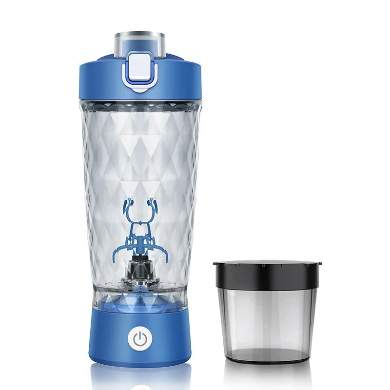 Electric Protein Shaker Bottle | 7500RPM USB Rechargeable Mixer for Smooth Shakes, Coffee & More | Self-Cleaning & Portable Design