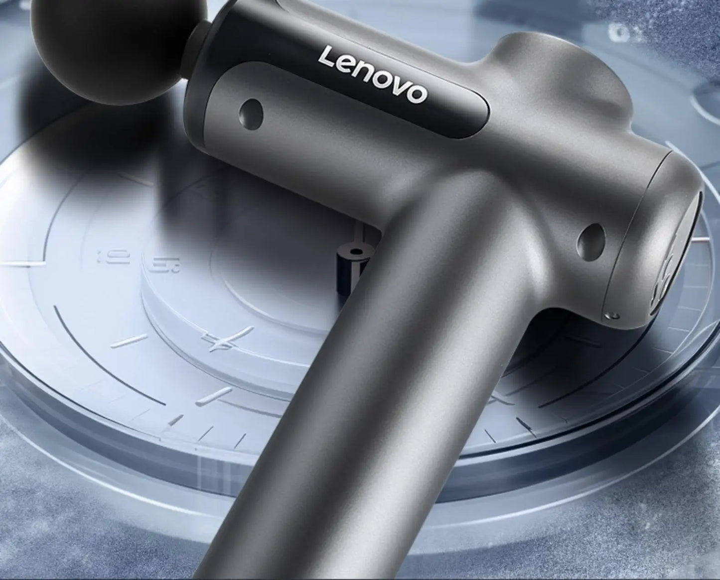 Lenovo Fascia Gun Deeply Relieves Muscle Soreness Fitness and Relaxation Equipment LED Touch Screen 8Massage Head Gifts