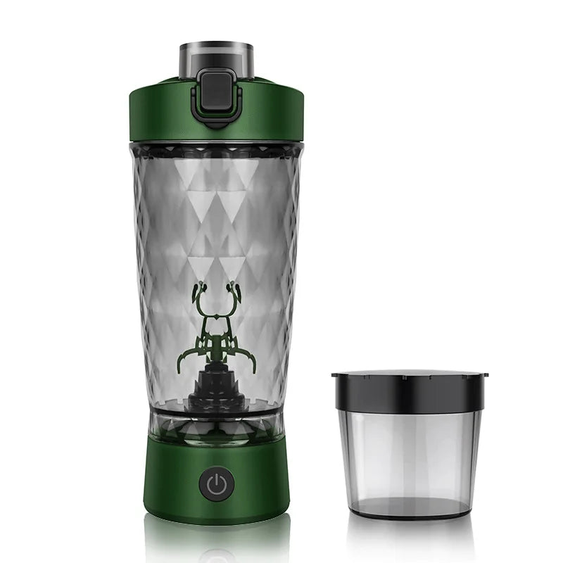 Electric Protein Shaker Bottle | 7500RPM USB Rechargeable Mixer for Smooth Shakes, Coffee & More | Self-Cleaning & Portable Design