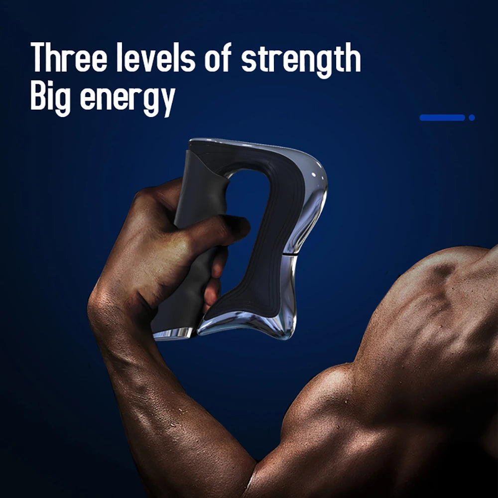 Electric Fascia Massager Hyperblade | Deep Tissue Microcurrent Massager with NMES Vibration, 3 Modes, Rechargeable | Full-Body Pain Relief Tool