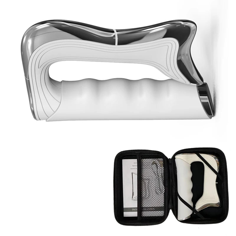 Electric Fascia Massager Hyperblade | Deep Tissue Microcurrent Massager with NMES Vibration, 3 Modes, Rechargeable | Full-Body Pain Relief Tool