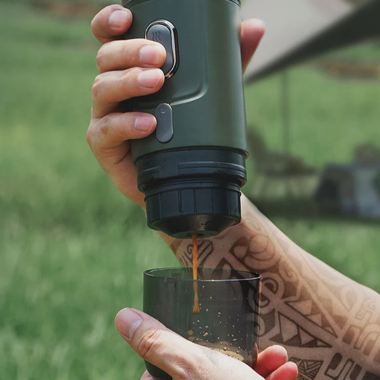 Portable Espresso Machine | Wireless 15-Bar Coffee Maker | For Nespresso, Dolce Gusto & Ground Coffee – Hot & Cold Brew Anywhere