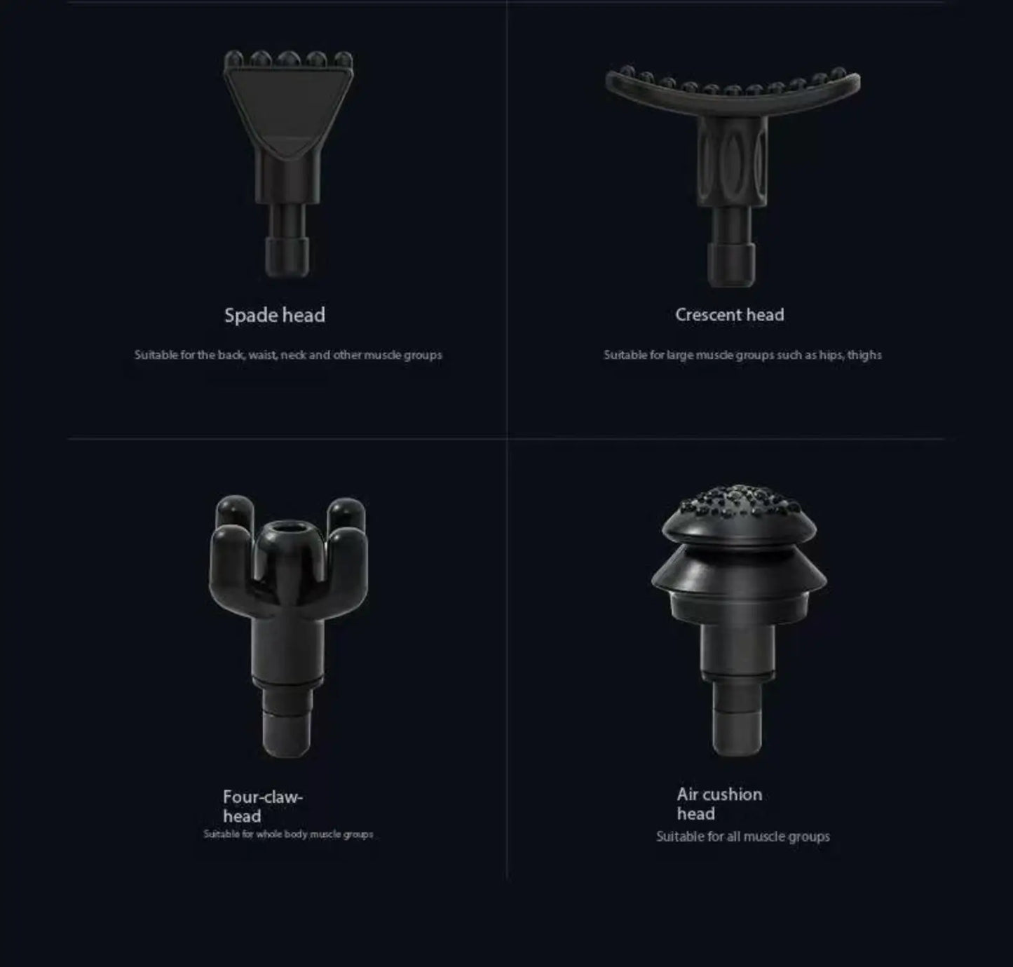 Lenovo Fascia Gun Deeply Relieves Muscle Soreness Fitness and Relaxation Equipment LED Touch Screen 8Massage Head Gifts