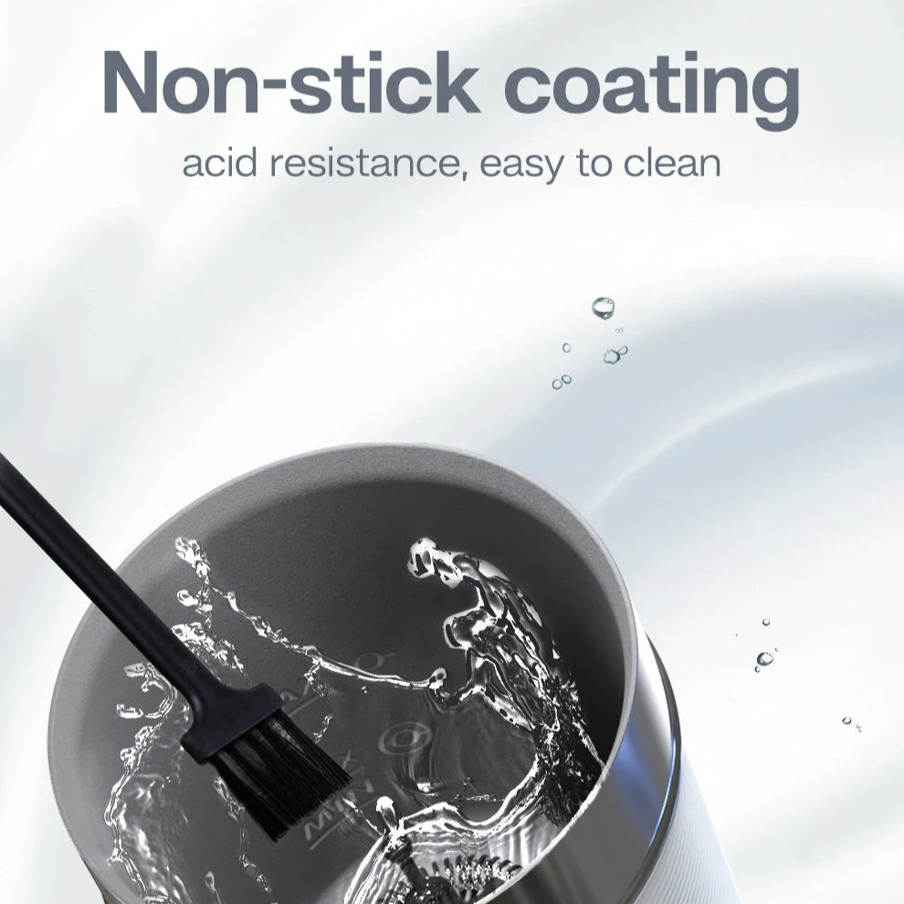 Electric Milk Frother | Hot & Cold Foam Maker for Lattes, Cappuccinos & Hot Chocolate