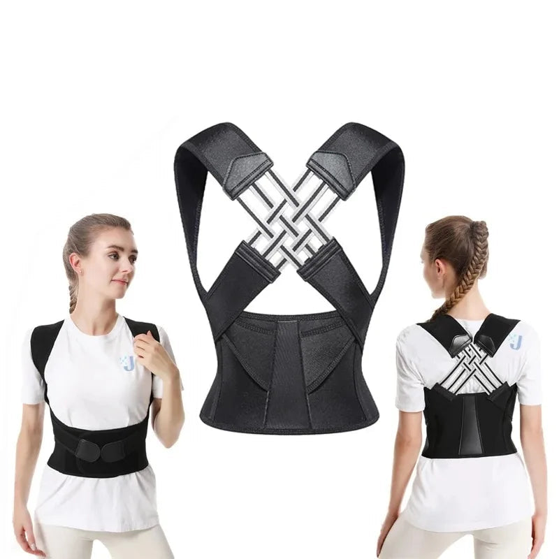 Adjustable Back Posture Corrector Brace for Kids & Adults