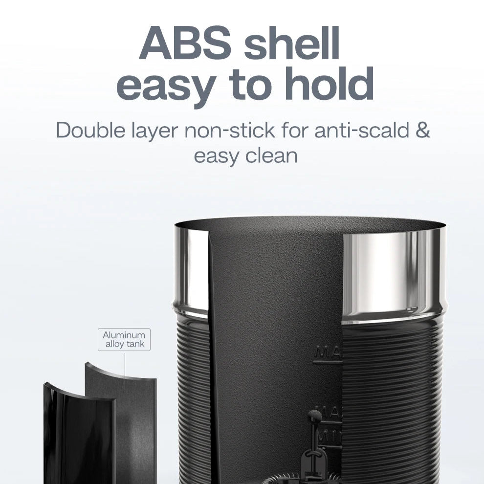 Electric Milk Frother | Hot & Cold Foam Maker for Lattes, Cappuccinos & Hot Chocolate