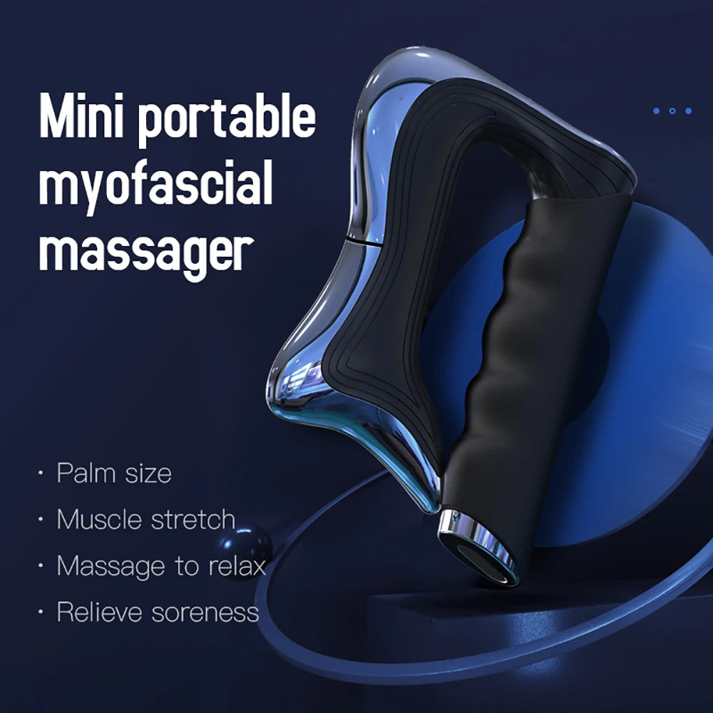 Electric Fascia Massager Hyperblade | Deep Tissue Microcurrent Massager with NMES Vibration, 3 Modes, Rechargeable | Full-Body Pain Relief Tool