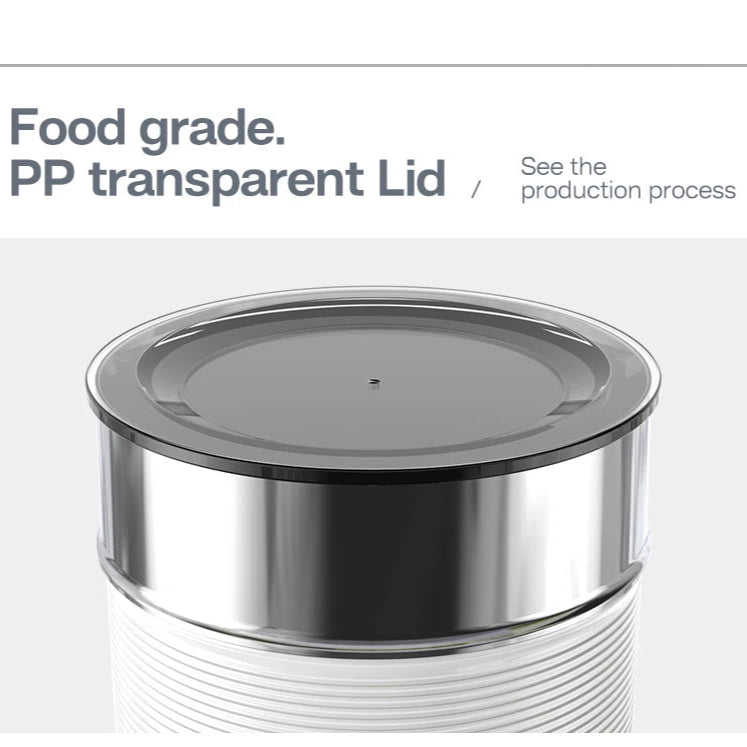 Electric Milk Frother | Hot & Cold Foam Maker for Lattes, Cappuccinos & Hot Chocolate