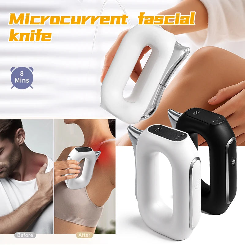 Electric Fascia Scraper Massager – Heated Vibration Tool