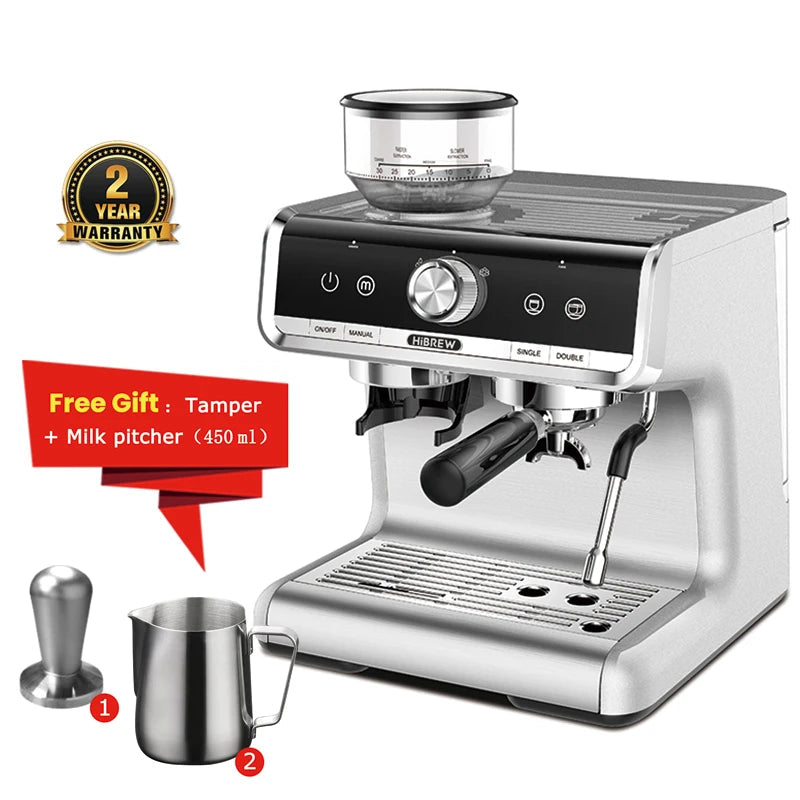 20Bar Espresso Coffee Machine | Bean to Cup | Built-In Grinder & Milk Frother | Touchscreen | Dual Boiler | Home Barista Maker