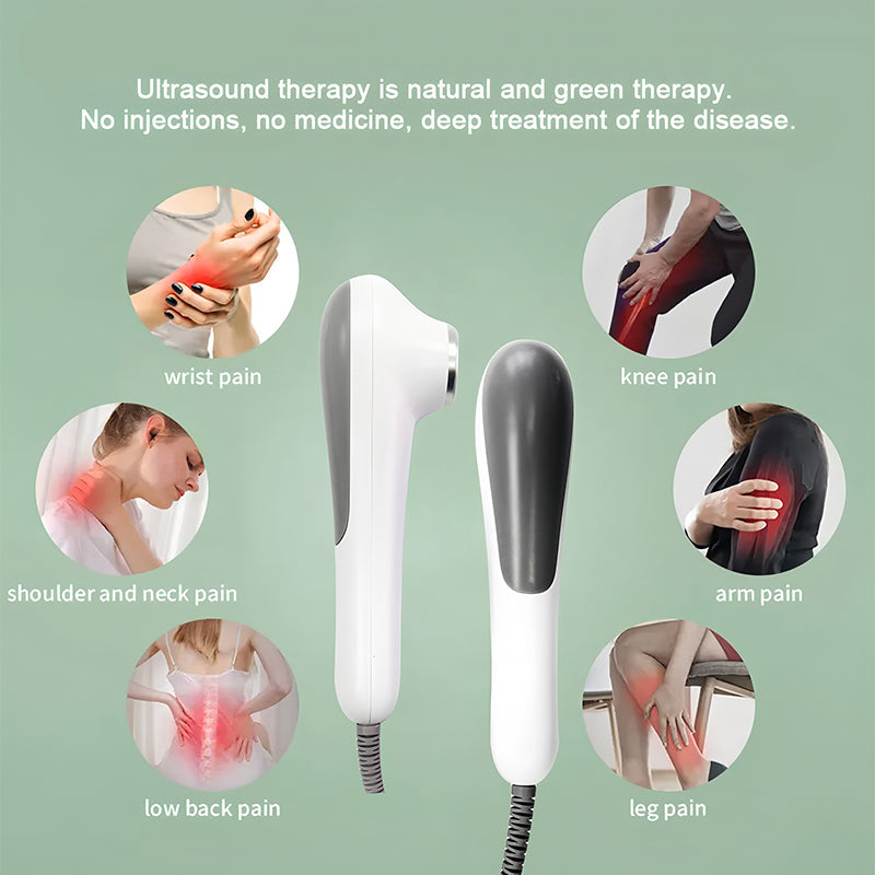 Ultrasound Therapy Device | 1MHz Ultrasonic Pain Relief Machine | Muscle & Joint Massager | Drug-Free Physiotherapy | Home Use | 3 Intensity Modes