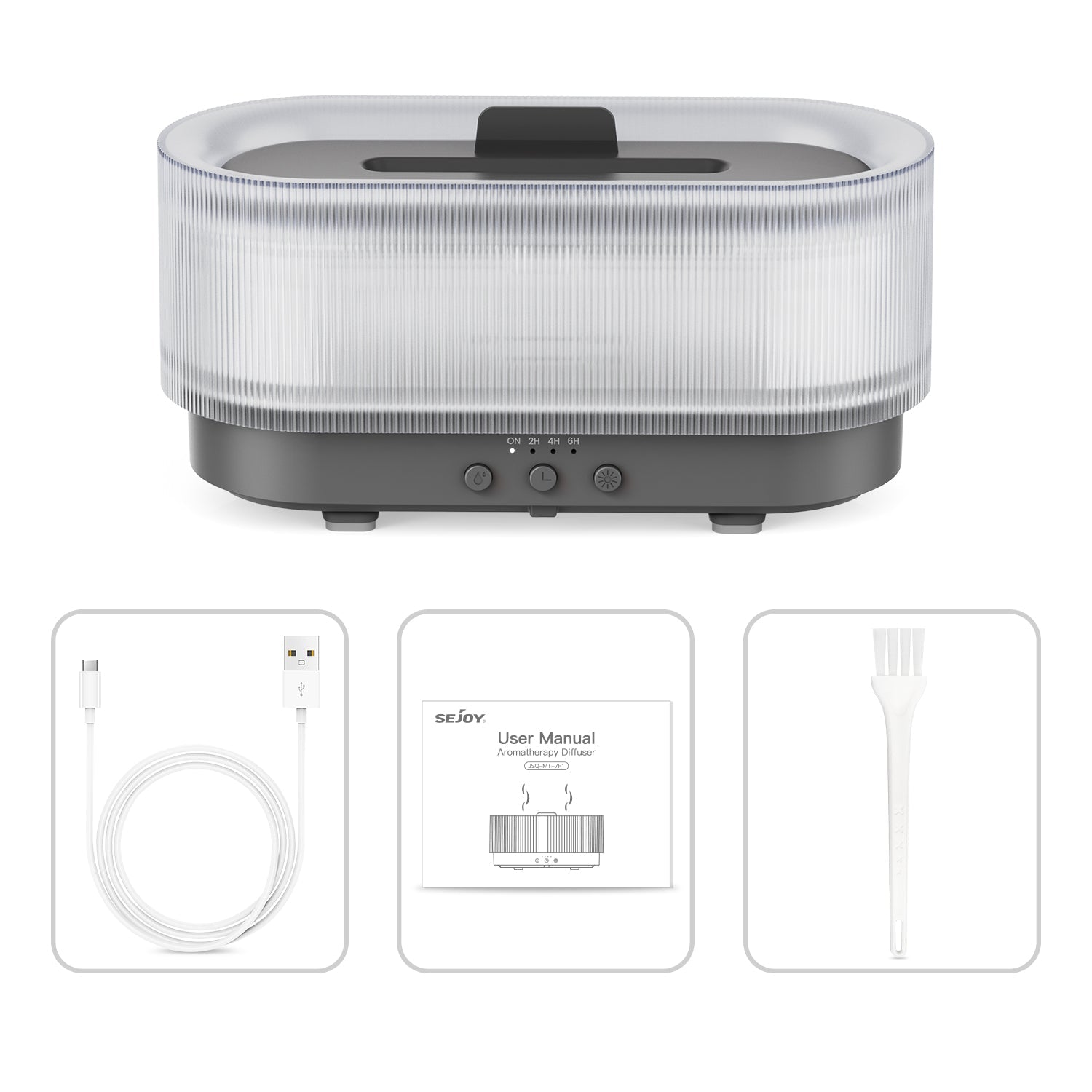 Flame Effect Essential Oil Diffuser | 300ML Aroma Humidifier with LED Firelight & Auto Shut-Off | Quiet, Portable by vitaAsana