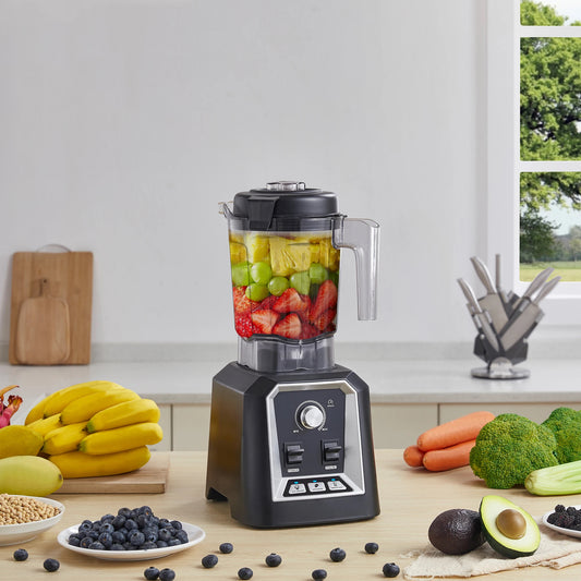 2200W Professional Blender – Low-Profile 2 L BPA-Free Tritan Jar | Kitchen Smoothie & Ice Crusher Food Mixer