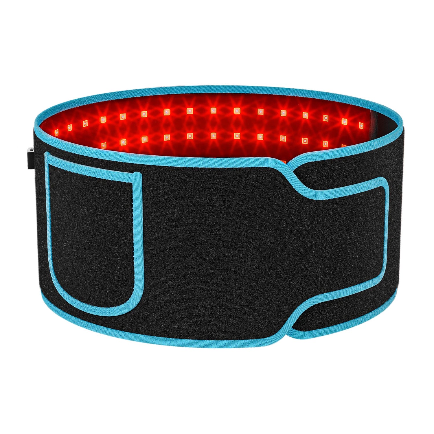 Red Light Therapy Belt | 660nm & 850nm Infrared LED Pain Relief Wrap | 2000W/m² Irradiance, 4 Modes, Auto Timer | Shoulder, Back, Waist Recovery Black