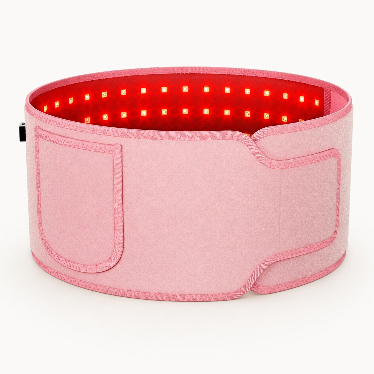 660nm and 850nm Red Light Belt | High-Output Infrared LED Wrap with 4 Modes, 15–30 Minute Timer & Flexible Body Fit Pink