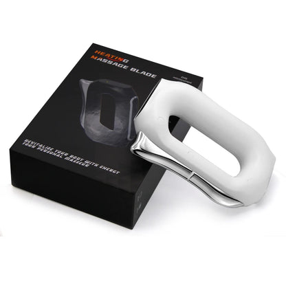 Fascia Scraping Tool Massager with Heat | Electric Muscle Scraper with Vibration, 5 Intensities & USB Charging