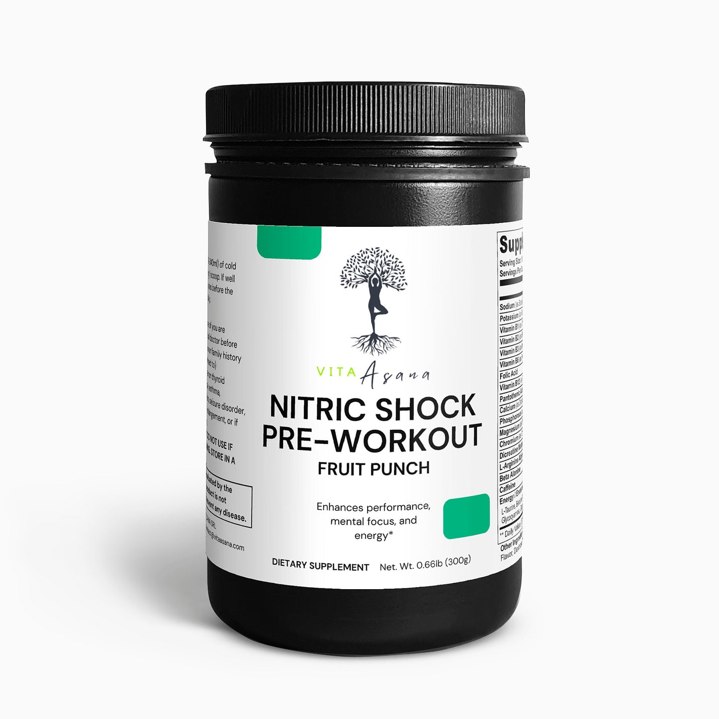 Nitric Shock Pre-Workout Powder (Fruit Punch)