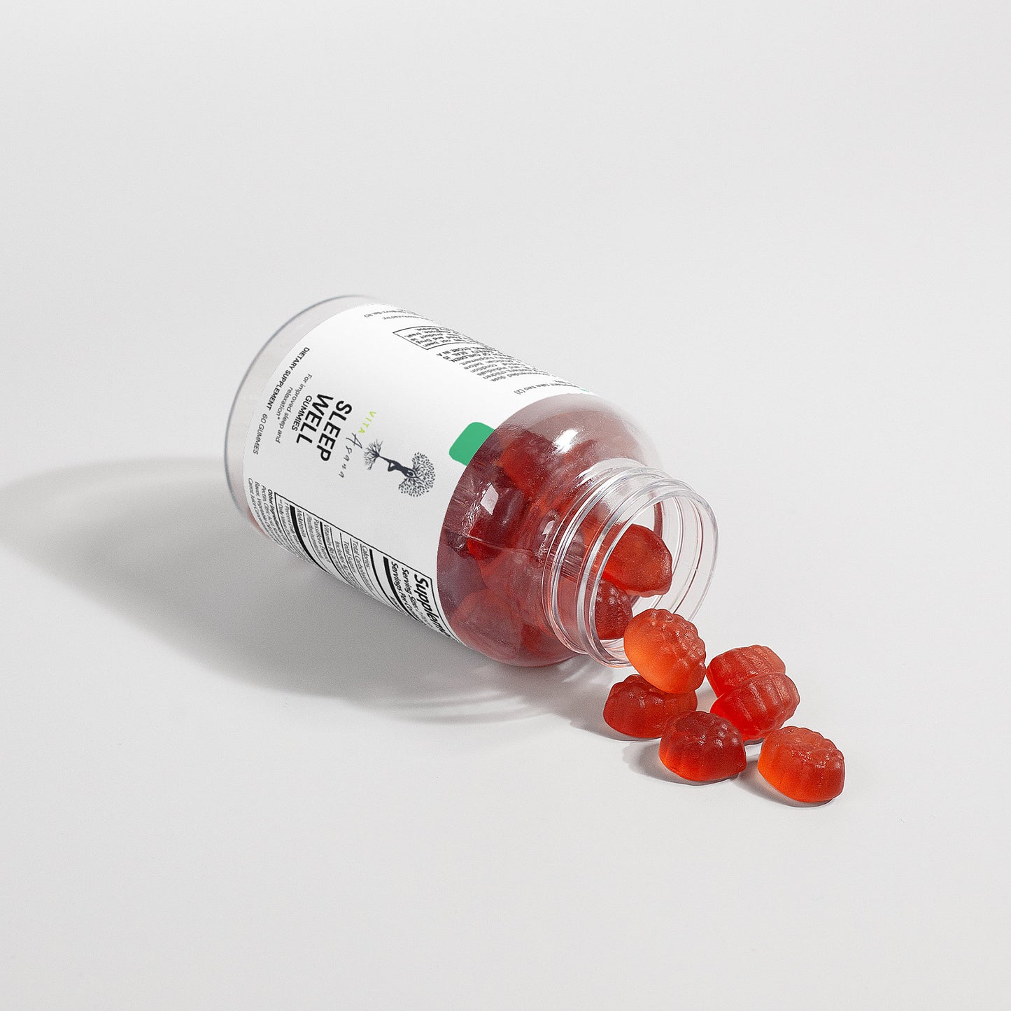 Sleep Well Gummies | Melatonin Gummies | Natural Sleep Aid | Restful Sleep | Fall Asleep Faster | Wake Up Refreshed | Vita Asana