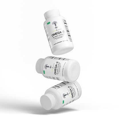 Omega-3 Fish Oil | EPA 180mg + DHA 120mg | Heart Health | Brain Function | Joint Support | Anti-Inflammatory | Vita Asana