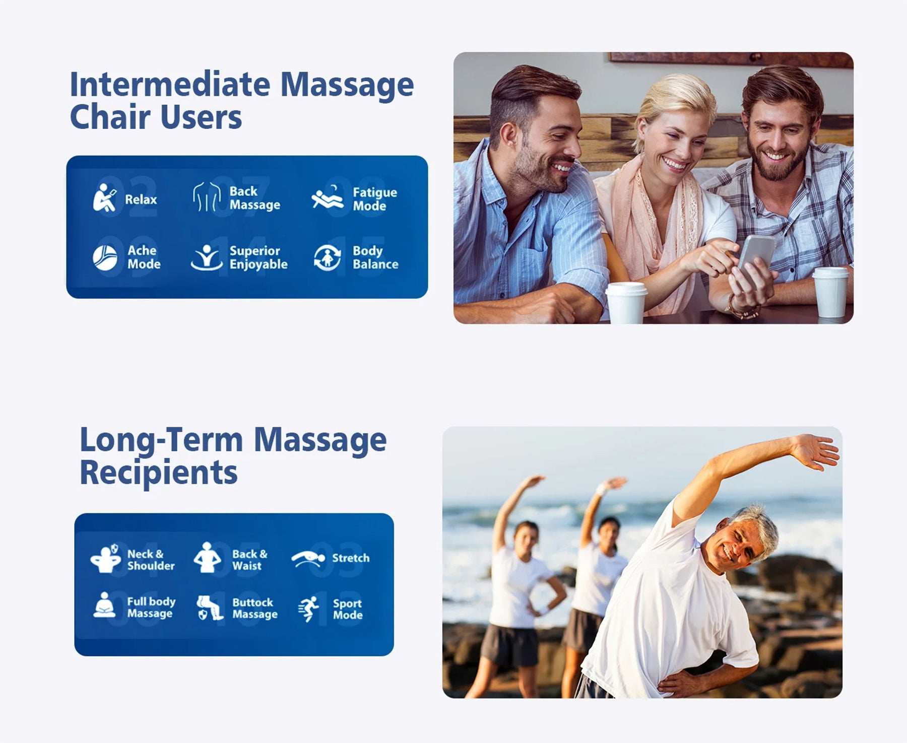 4D AI Voice-Control Massage Chair | 57" SL Track, 12 Programs, Touchscreen, Graphene Heating & Body Scan Customization