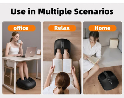 Foot Massager Machine with Heat | Electric Foot Massager with Air Compression and Kneading | Foot Massage Device