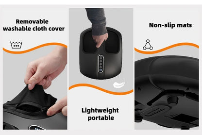 Foot Massager Machine with Heat | Electric Foot Massager with Air Compression and Kneading | Foot Massage Device