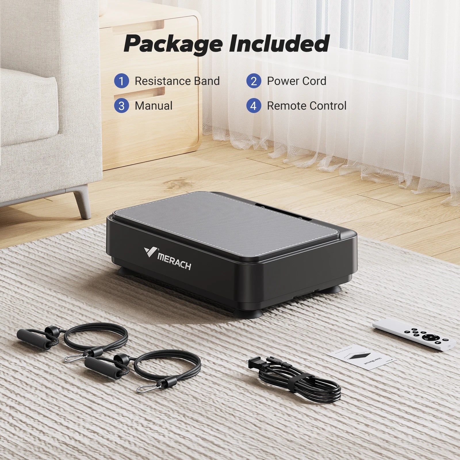 Vibration Plate Exercise Machine | Mini Full Body Vibration Platform for Fat Burning, Pain Relief & Sleep Support | 99 Speeds + Remote