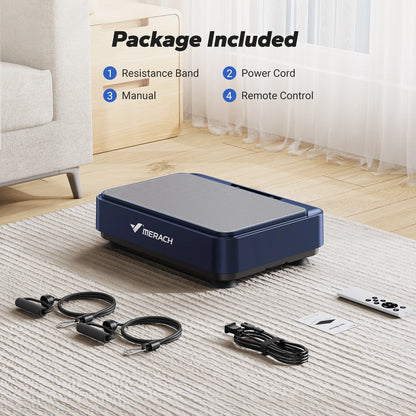 Vibration Plate Exercise Machine | Lymphatic Drainage, Pain Relief, Fat Burning, 99 Speeds, 9 Modes, Compact & Quiet Home Gym Platform