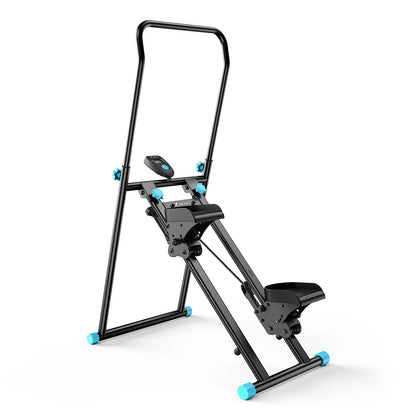 Vertical Climber Machine | Full-Body Stair Stepper Cardio Trainer | Compact Folding Home Gym Equipment | Adjustable Pedals & Handles | 300lb Capacity