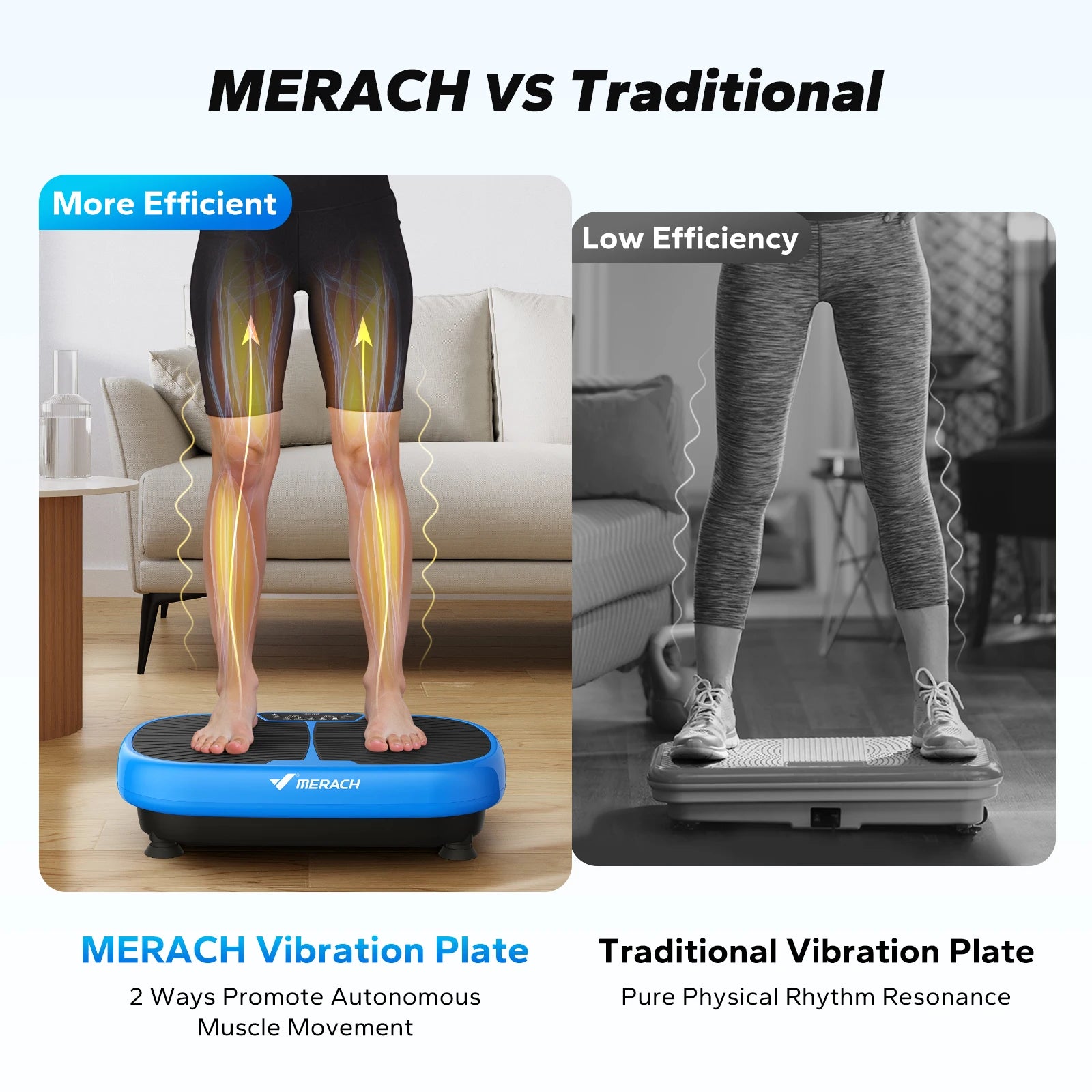 EMS Vibration Plate Exercise Machine | Lymphatic Drainage, Pain Relief, Fat Burning & Weight Loss | 99 Speeds + Remote Control | Home Fitness Platform